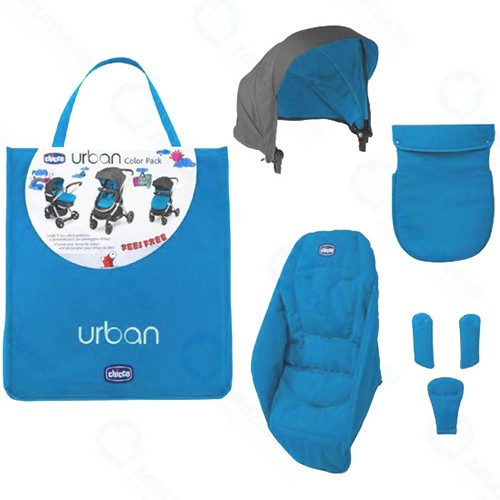 Набор аксессуаров для детской коляски Chicco Urban Power Blue (00079168600000)