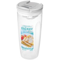 Шейкер Sistema Bake-It Shaker, 700 мл White (1278)