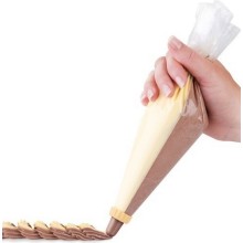 Двухсекционный кондитерский мешок Tescoma Delicia 30 cм, 10 шт, 6 насадок (630479)