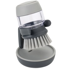 Щётка с дозатором JOSEPH-JOSEPH Palm Scrub Grey (85005)