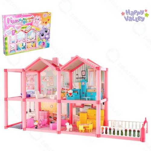 Кукольный домик HAPPY-VALLEY с аксссуарами (4298218)