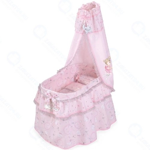 Кроватка для куклы DECUEVAS Мария, с балдахином, 60 см (51034)