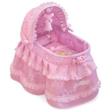 Кроватка для куклы DECUEVAS Мария, с козырьком, 46 см (51123) Кроватка для куклы DECUEVAS Мария, с козырьком, 46 см (51123)