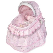 Кроватка для куклы DECUEVAS Мария, с козырьком, 46 см (51134) Кроватка для куклы DECUEVAS Мария, с козырьком, 46 см (51134)