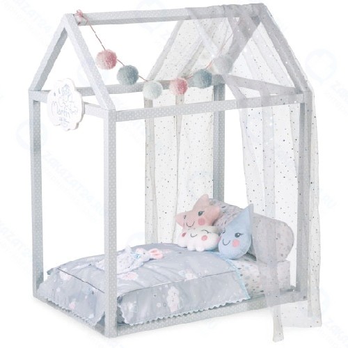 Кроватка для куклы DECUEVAS Мартин, с аксессуарами, 83 см (54929)