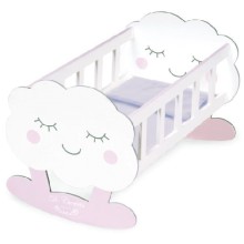 Кроватка-качалка для куклы DECUEVAS Мартин, с аксессуарами, 49 см (55129) Кроватка-качалка для куклы DECUEVAS Мартин, с аксессуарами, 49 см (55129)