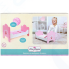 Кроватка для куклы MARY-POPPINS 53x28x20 см (67114)