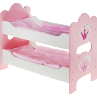 Кроватка для куклы MARY-POPPINS двухъярусная, 53x25x45 см (67116)