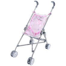 Коляска-трость для куклы DECUEVAS серая в горошек, 56 см (90093-2) Коляска-трость для куклы DECUEVAS серая в горошек, 56 см (90093-2)