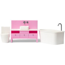 Набор кукольной мебели LUNDBY базовый для ванной комнаты (LB_60305700)