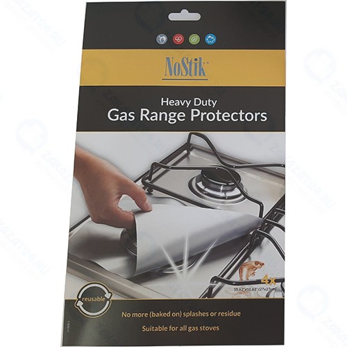 Набор защитных листов Nostik Gas Range Protectors Silver, 4 шт (000273)
