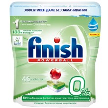 Таблетки для посудомоечной машины Finish 0%, 46 шт (3190520)