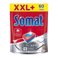 Таблетки для посудомоечной машины SOMAT Extra All in 1, 60 шт