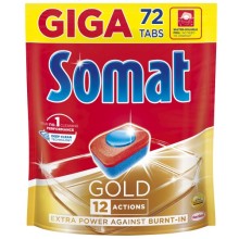 Таблетки для посудомоечной машины SOMAT Gold, 72 шт