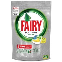 Капсулы для посудомоечной машины Fairy Platinum All-in-One, 50 шт