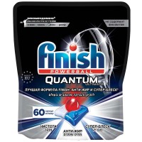 Моющее средство для посудомоечной машины Finish Quantum Ultimate, 60 капсул
