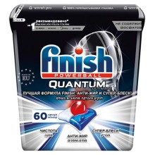 Моющее средство для посудомоечной машины Finish Quantum Ultimate, 60 капсул, в каробке