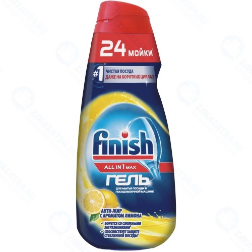 Гель для посудомоечной машины Finish Антижир, 600 мл
