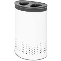 Бак для белья Brabantia 55 л, двухсекционный, белый (304903)