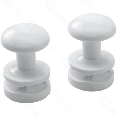 Полотенцедержатель ATLANTIC круглый для полотенцесушителя 2012, белый (002228)