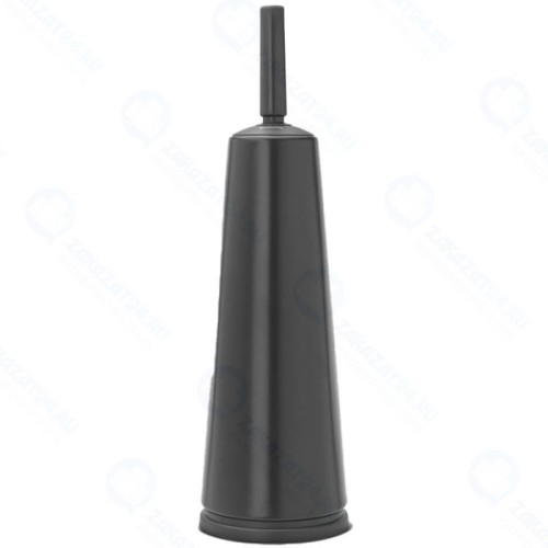 Ершик для унитаза Brabantia с держателем, черный матовый (108587)