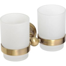 Стакан для зубных щёток BEMETA Retro, настенный, двойной, бронзовый (144110027) Стакан для зубных щёток BEMETA Retro, настенный, двойной, бронзовый (144110027)