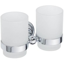 Стакан для зубных щёток BEMETA Retro, настенный, двойной, хромированный (144310022) Стакан для зубных щёток BEMETA Retro, настенный, двойной, хромированный (144310022)