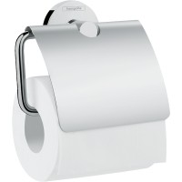 Держатель для туалетной бумаги Hansgrohe с крышкой (41723000)