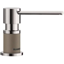 Дозатор для жидкого мыла Blanco Lato, хром/серый беж (525816)