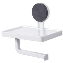 Держатель для туалетной бумаги Bradex TD 0650 на липучке, с подставкой Держатель для туалетной бумаги Bradex TD 0650 на липучке, с подставкой