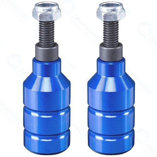 Набор пегов для трюкового самоката XAOS Drop Alu, 2 шт Blue (УТ-00018236)