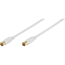 Антенный кабель Vivanco 48/20 15GW, 1,5 м, белый (48127)