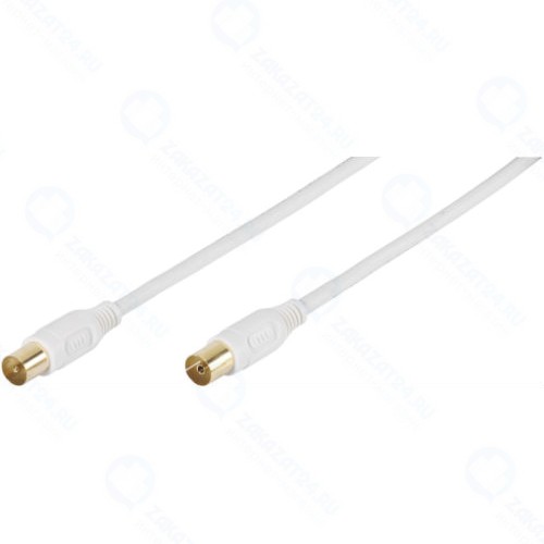 Антенный кабель Vivanco 48/20 15GW, 1,5 м, белый (48127)