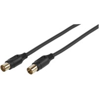 Антенный кабель Vivanco 48/20 15GB, 1,5м, черный (48133)