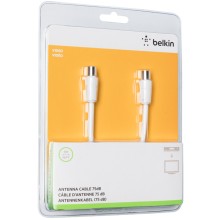 Кабель Belkin TV коаксиальный, 5 м, белый (F3Y054bf5MWHT-P)