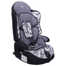 Автокресло Siger Art Трансформер Прайм Isofix, 9-36 кг, милитари (KRES2058)