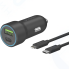 Автомобильное зарядное устройство Deppa PD 3.0/QC 3.0 20W + кабель 1,2 м Black (11297)