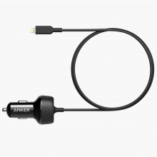 Автомобильное зарядное устройство Anker PowerDrive 2 Elite With Lightning Connector Black (A2214H11) Автомобильное зарядное устройство Anker PowerDrive 2 Elite With Lightning Connector Black (A2214H11)