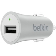 Автомобильное зарядное устройство Belkin Mixit Metallic Car Charger 2,4A Silver (F8M730BTSLV)