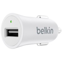 Автомобильное зарядное устройство Belkin Mixit Metallic Car Charger 1xUSB 2,4А White (F8M730btWHT)