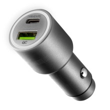 Автомобильное зарядное устройство InterStep RT USB Type-C/Type-A 42W Silver (IS-CC-RTMSPD42W-000B210)