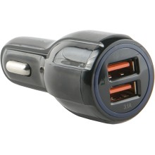 Автомобильное зарядное устройство Red Line Tech 2 USB, Quick Charge 3.0 Black (УТ000015783)