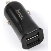 Автомобильное зарядное устройство HOCO RD3, 2 USB, 2,4 A Black (УТ000022083)