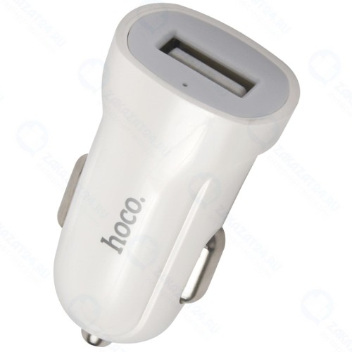 Автомобильное зарядное устройство HOCO Z2 White (УТ000023219)