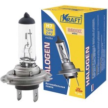 Лампа автомобильная Kraft H7 24v 70w PX26d (KT 700016)