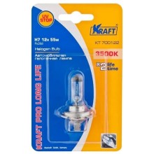Лампа автомобильная Kraft H7 12v 55w PX26d Pro Long Life (KT 700122)