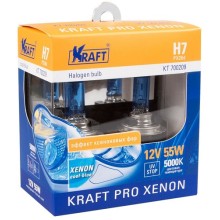 Автомобильные лампы Kraft Pro Xenon, 2 шт, H7, 12V, 55W (KT 700209)