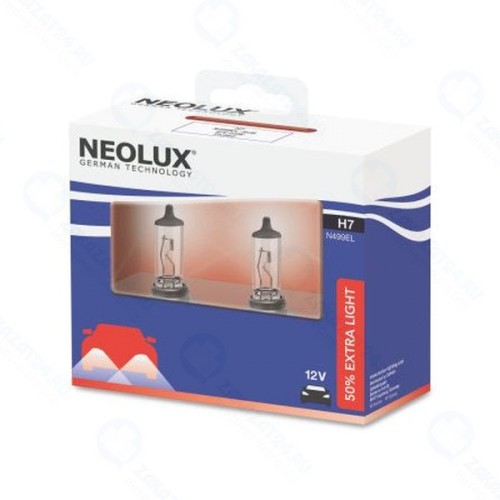 Лампа автомобильная NEOLUX N499EL-2SCB 55W 12V PX26D 10X2 1A