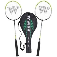 Ракетки для бадминтона WISH Steeltec 216, 2 шт, зеленые (УТ-00011453) Ракетки для бадминтона WISH Steeltec 216, 2 шт, зеленые (УТ-00011453)