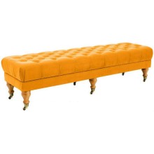 Банкетка OGOGO Jazz большая Italia-10, буковые ножки на колесиках Банкетка OGOGO Jazz большая Italia-10, буковые ножки на колесиках